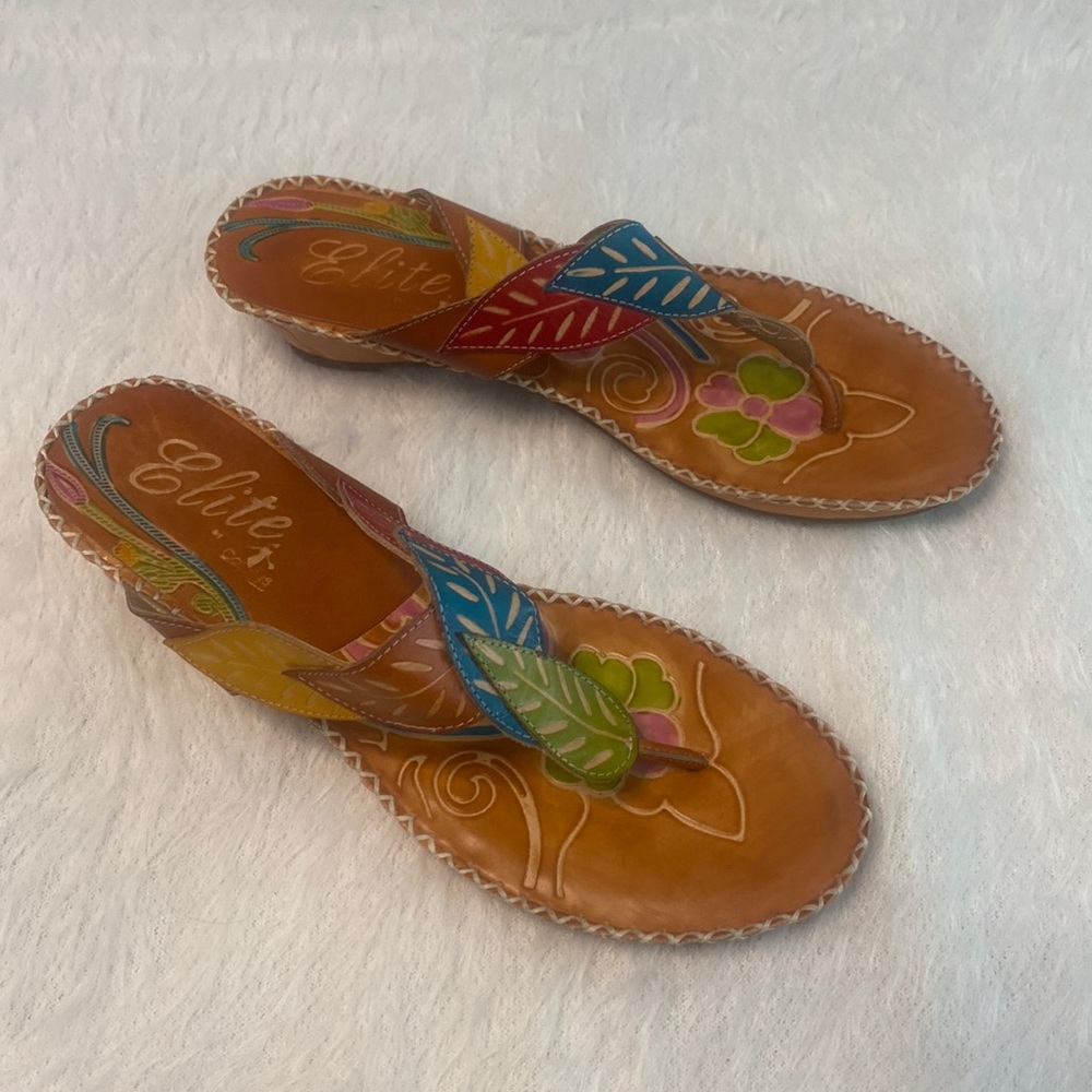 Elite by Conkus leather sandals. Beautiful designs!